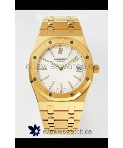 Royal Oak Jumbo 15202BA Yellow Gold Casing 39MM Super Clone Watch 