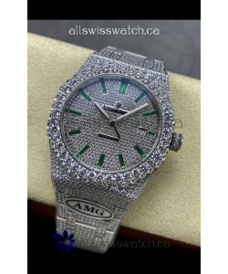 Royal Oak 15400 Iced Out Super Clone Edition 5 Super Clone Watch 
