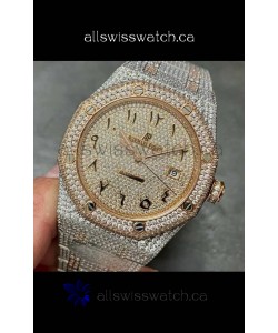 Royal Oak 15400 Iced Out Super Clone Edition 7 Super Clone Watch 