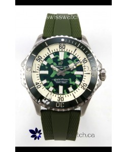 SuperOcean 46 E10379D31L1S1 Super Diver Green CAMO Super Clone Watch 