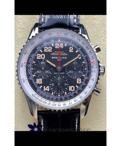Breitling Navitimer B02 Stainless Grey Dial Swiss Replica Watch 