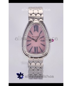 Serpenti Seduttori Pink Pearl dial in Steel Casing Super Clone Watch
