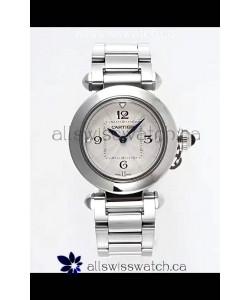 Pasha De Cartier Steel Casing Watch 30MM Super Clone Watch 