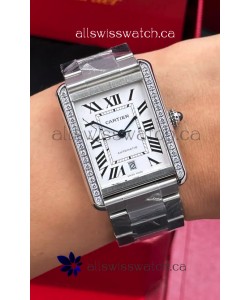 Cartier Tank Solo Swiss Automatic 31MM Diamonds Super Clone Watch 