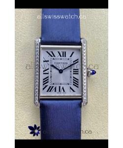 Cartier Tank Louis 25MM Swiss Quartz Movement Blue Strap 
