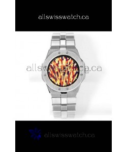 Chopard Alpine Eagle Stainless Steel Fiery Dial Super Clone Replica Watch