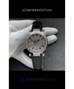 Franck Muller Double Mystery Swiss Quartz Watch in Steel Casing