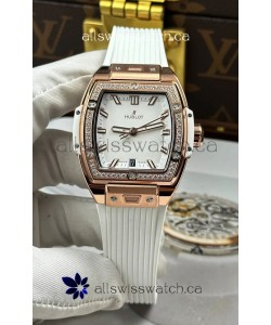 Hublot Spirit of Big Bang Rose Gold White Dial 39MM Super Clone Watch 