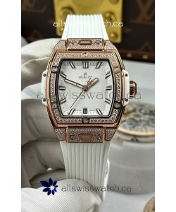 Hublot Spirit of Big Bang Rose Gold White Dial 39MM Super Clone Watch 
