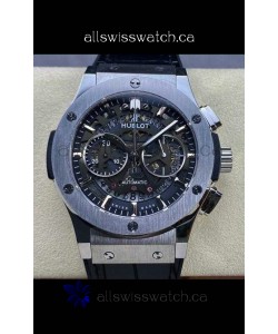 Hublot Classic Fusion Chronograph Stainless Steel Skeleton Super Clone Watch 