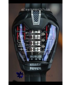 Hublot MP-05 La Ferrari Black DLC Titanium Casing Hyper Clone Watch 