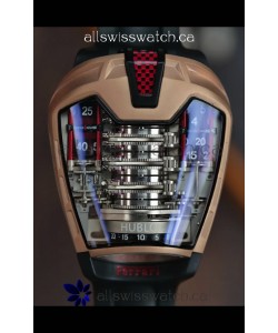 Hublot MP-05 La Ferrari DLC Coated Titanium Casing Hyper Clone Watch 