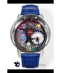 Jacob & CO Astronomia G-Dragon Steel Casing Blue Strap Tourbillon Swiss Replica Watch