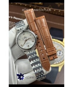 Omega De Ville Automatic 34MM Pearl Dial Steel Case Super Clone Watch 