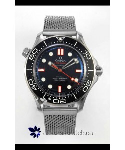 Omega Seamaster 300M Black/Orange Dial Dual Strap Super Clone Watch 