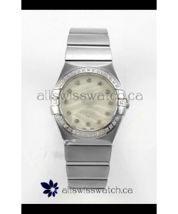 Omega Constellation 28MM Pearl Textured Dial QUARTZ Super Clone Watch 