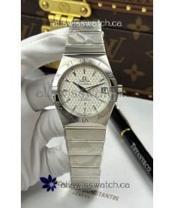 Omega Co-Axial Constellation 38MM 904L Steel Silver Dial Super Clone Watch 
