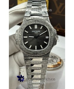 Patek Philippe Nautilus 5711/1500A Black Dial Children Action Super Clone Watch 