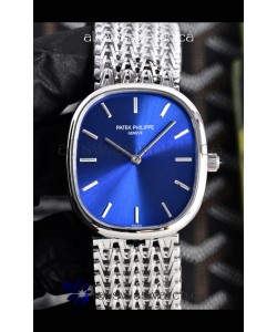 Patek Philippe Golden Ellipse 5738 Blue Dial Super Clone Watch 