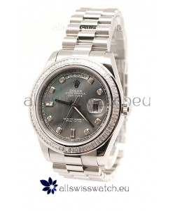 Rolex DayDate Swiss Replica Watch in Pearl Dial