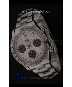 Rolex Oyster Cosmograph Swiss Replica Watch in White Dial
