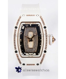 Richard Mille RM007 White Ceramic Automatic Super Clone Watch 