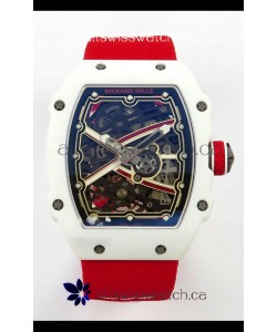 Richard Mille RM67-02 White NTPT 37 Grams CRMA7 Clone Movement 