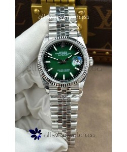 Rolex Datejust 126234 Ombre Green Dial Jubilee Super Clone Watch 41MM