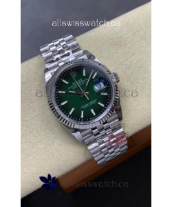 Rolex Datejust 126234 Ombre Green Dial 36MM Jubilee FREE SPRUNG MVMT Super Clone Watch