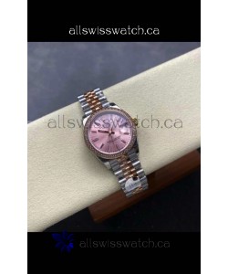 Rolex Super Clone Datejust 31MM Champange Dial Rose Gold Super Clone Watch 