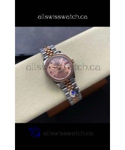 Rolex Super Clone Datejust 31MM Pink Dial Rose Gold Super Clone Watch 