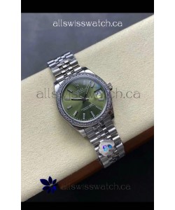 Rolex Super Clone Datejust 31MM Green Dial Steel Case Super Clone Watch 