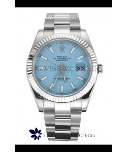 Rolex Datejust Cal.3235 Movement Tiffany Blue 41MM Super Clone Watch 