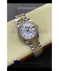 Rolex Super Clone Datejust 31MM Pearl Dial Yellow Gold Super Clone Watch 