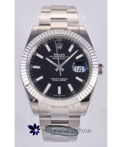 Datejust Super Clone 126334 Black Dial 41MM FREE SPRUNG MVMNT 3235 Watch 
