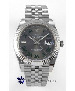 Datejust Super Clone 126334 Wimbledon 41MM FREE SPRUNG MVMNT 3235 Watch 