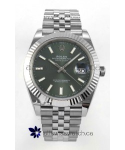 Datejust Super Clone 126334 Green Dial 41MM FREE SPRUNG MVMNT 3235 Watch 