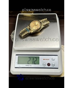 Rolex Day Date 228238 Yellow Gold in Gold Crystal Dial Super Clone Watch 