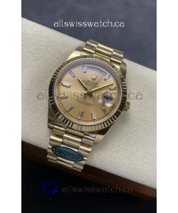 Rolex Day Date 228238 Yellow Gold in Gold Dial Super Clone Watch 