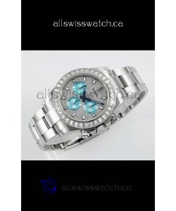 Rolex Daytona 116519 Stainless Steel Diamonds Dial Super Clone Watch 