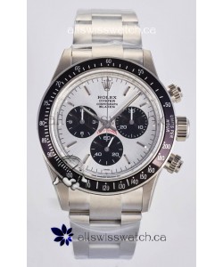 Rolex Daytona Paul Newman Steel Dial Custom Modded 4130 Mvnt Swiss Replica