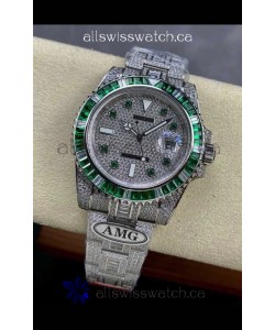 Rolex Submariner 116610 Iced Out Edition 5 Swiss Replica Watch 