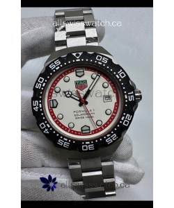 Tag Heuer Formula 1 White Dial Automatic Movement Japanese Replica Watch 