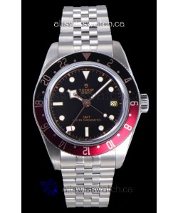 Tudor Black Bay GMT Red Dial Watch Blacl/Red Bezel Jubilee Super Clone Watch 
