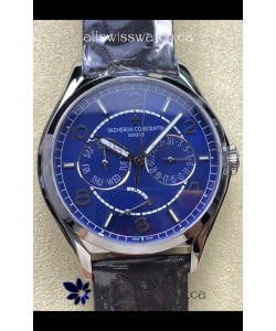 Vacheron Constantin Fiftysix Day-Date Stainless Steel Blue Dial Swiss Replica Watch 
