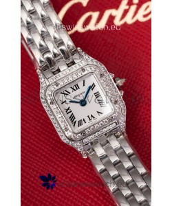 Cartier PANTHERE Superclone 20MM Swiss Replica Watch in Steel Case