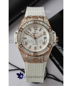 Hublot Big Bang One Click King White Dial Rose Gold Swiss Replica Watch 39MM