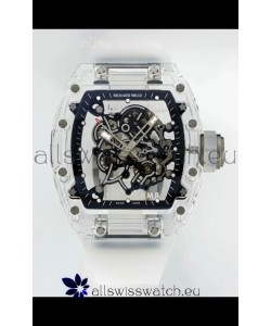 Richard Mille RM055 Transparent Sapphires Casing with Genuine Tourbillon Super Clone Watch