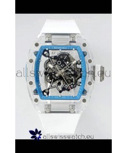 Richard Mille RM055 Transparent Sapphires Casing with Genuine Tourbillon Super Clone Watch