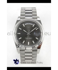 Rolex Day Date Super Clone Grey Dial 40MM 210 Grams Swiss Replica watch 